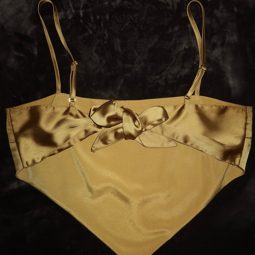 Forever 21 Satin Crop Top - Picture 3 of 3
